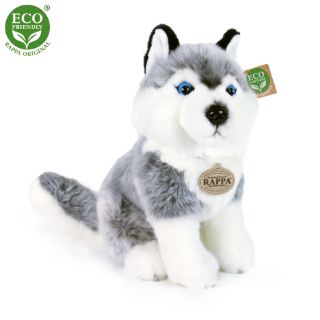 Obrázek z Pes Husky sedící plyš 30cm  